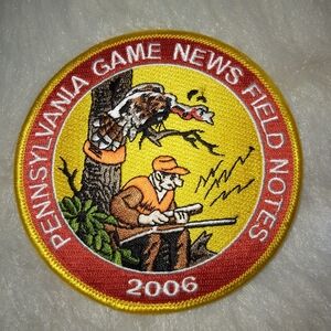 PATCH Pennsylvania Game News Field Notes Embroidered Patch 2006